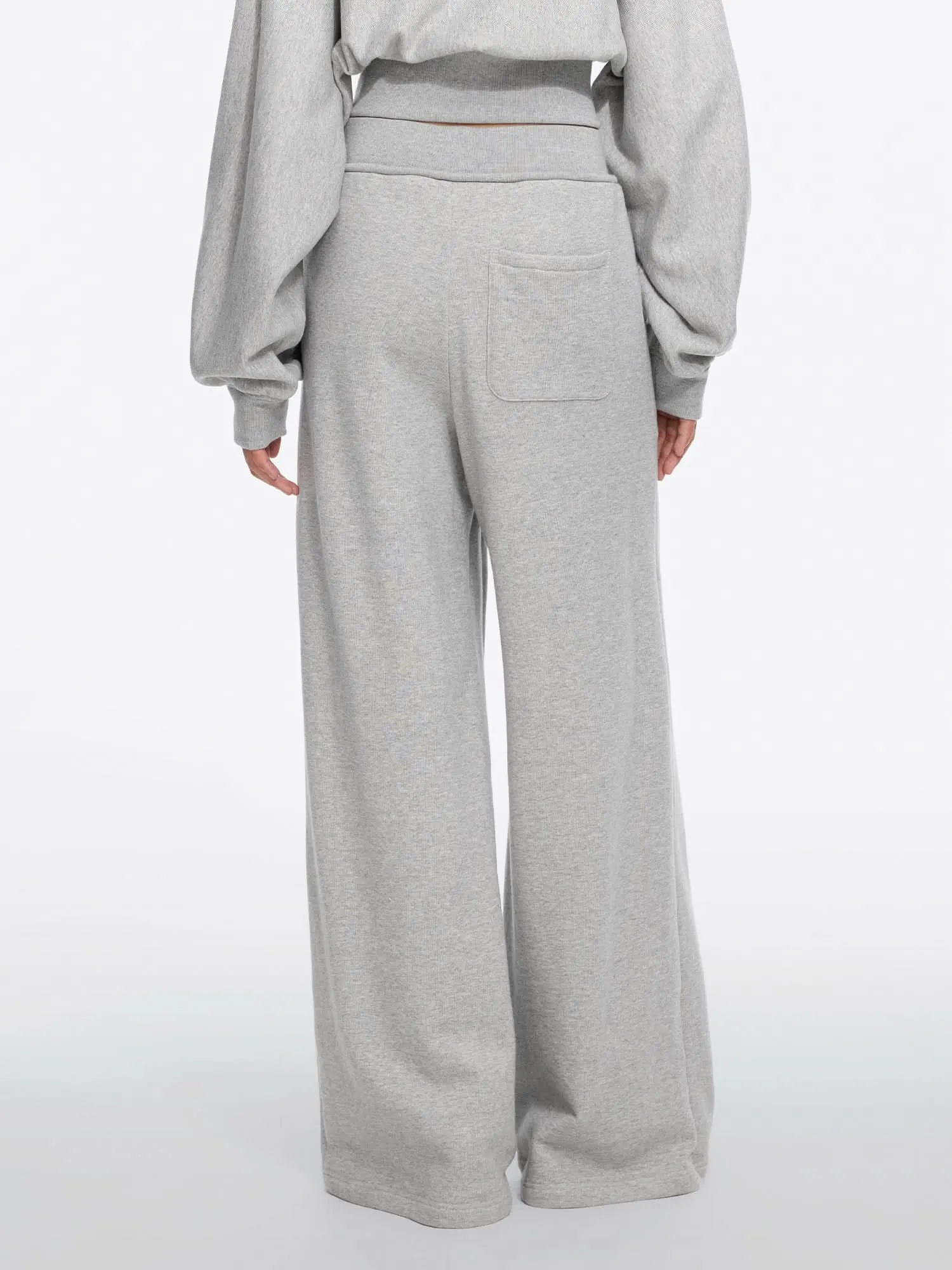 Wide-Leg Sweatpants
