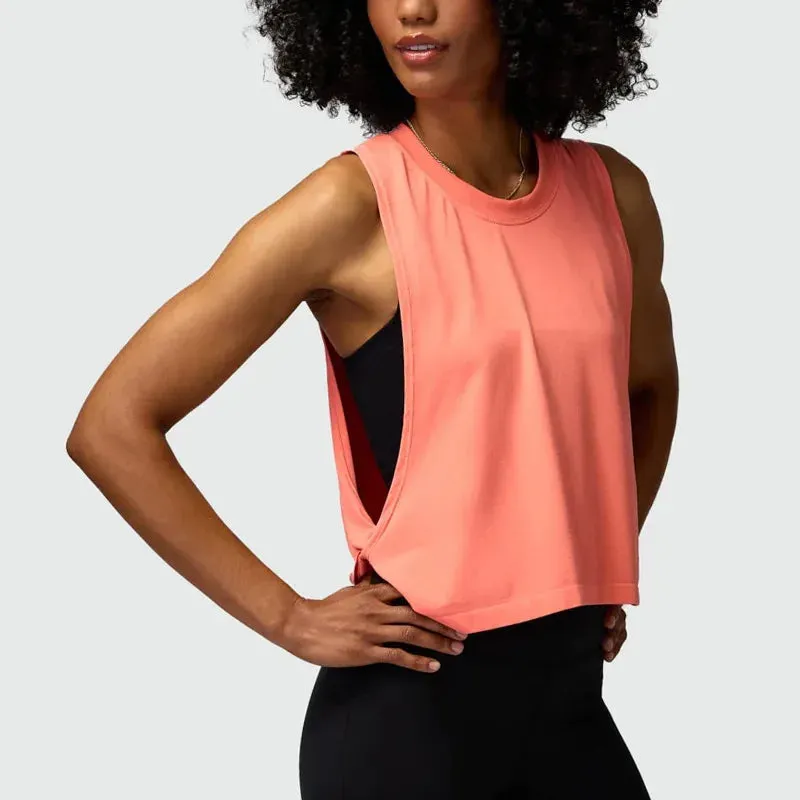 Women Sleeveless Yoga Tops Mesh Quick Dry