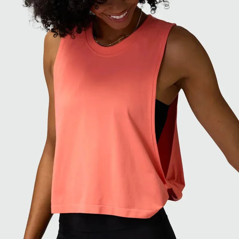 Women Sleeveless Yoga Tops Mesh Quick Dry