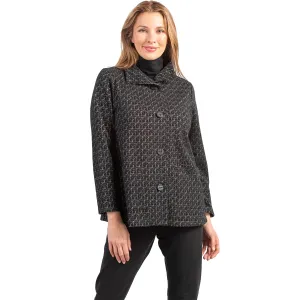 Women's Habitat Retro Wrap 'n' Warmth Jacket Harvest Fleece Black