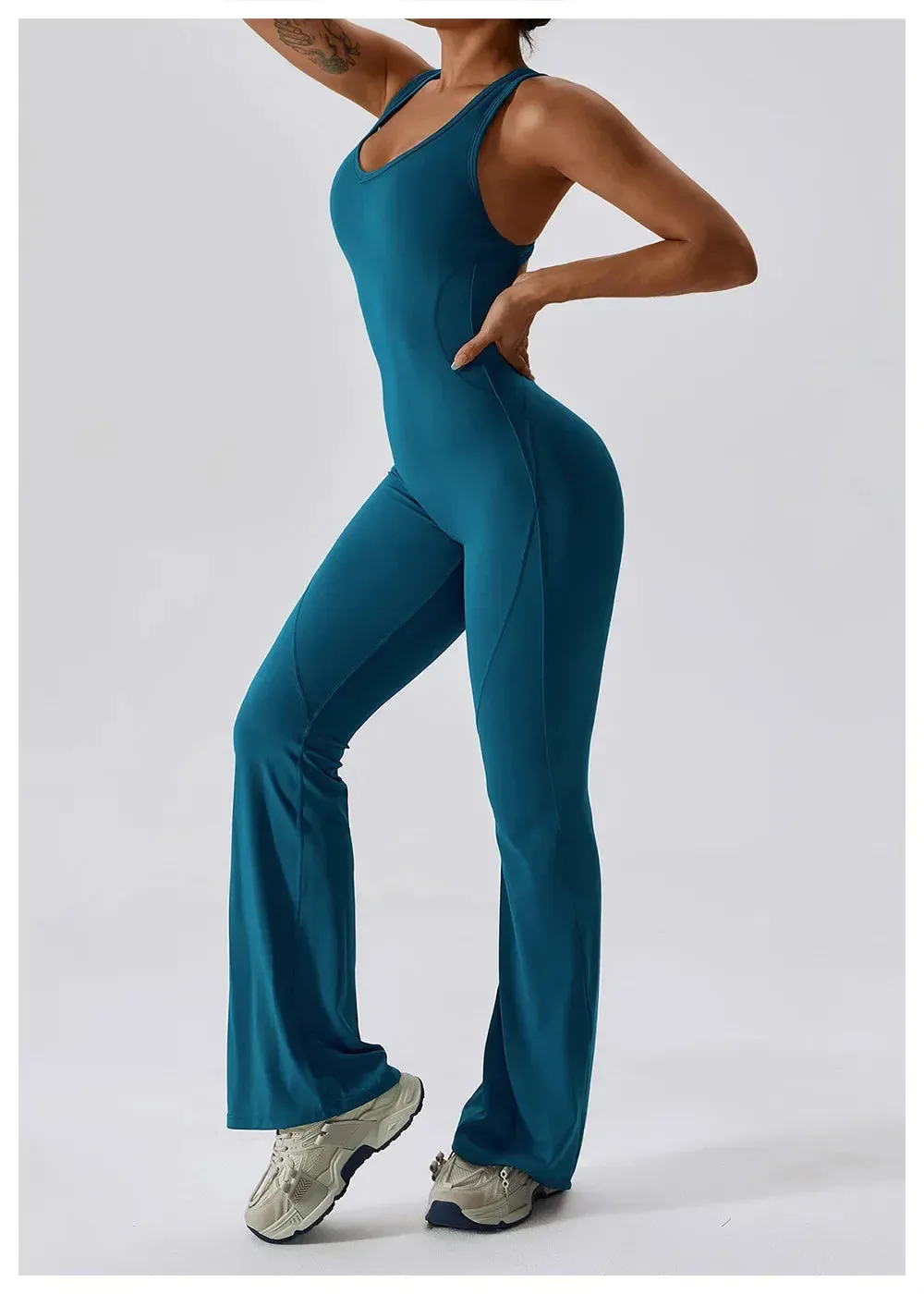 Women's One-piece Yoga Pants Short/Long-sleeved Warm ski Overalls Outerwear High Elastic Cycling Bodybuilding Bodysuit