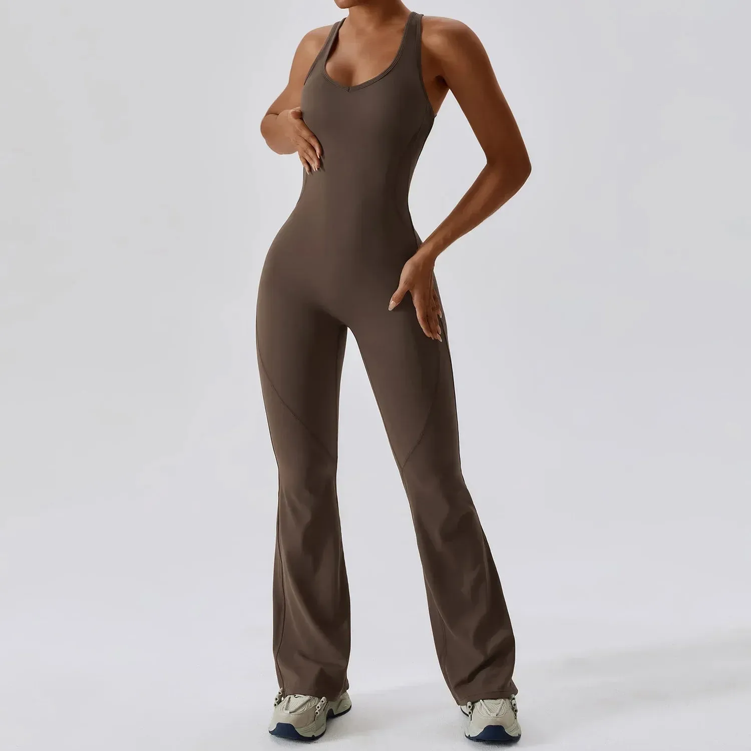 Women's One-piece Yoga Pants Short/Long-sleeved Warm ski Overalls Outerwear High Elastic Cycling Bodybuilding Bodysuit