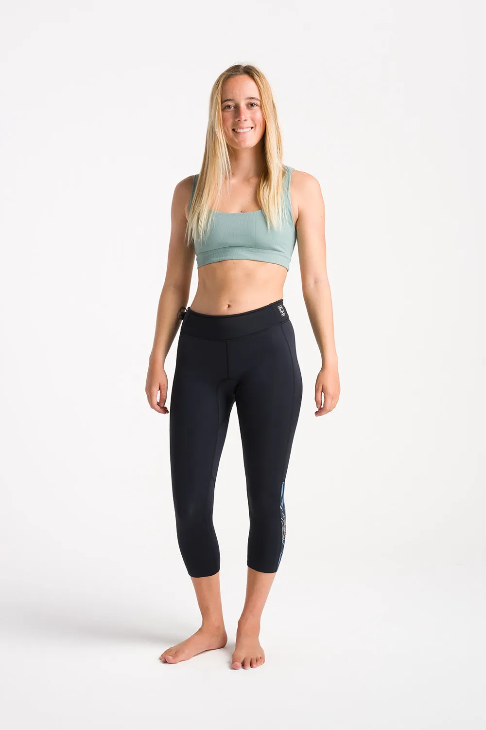 WOMENS SOLACE 1.5MM SURF 3/4 LEGGINGS