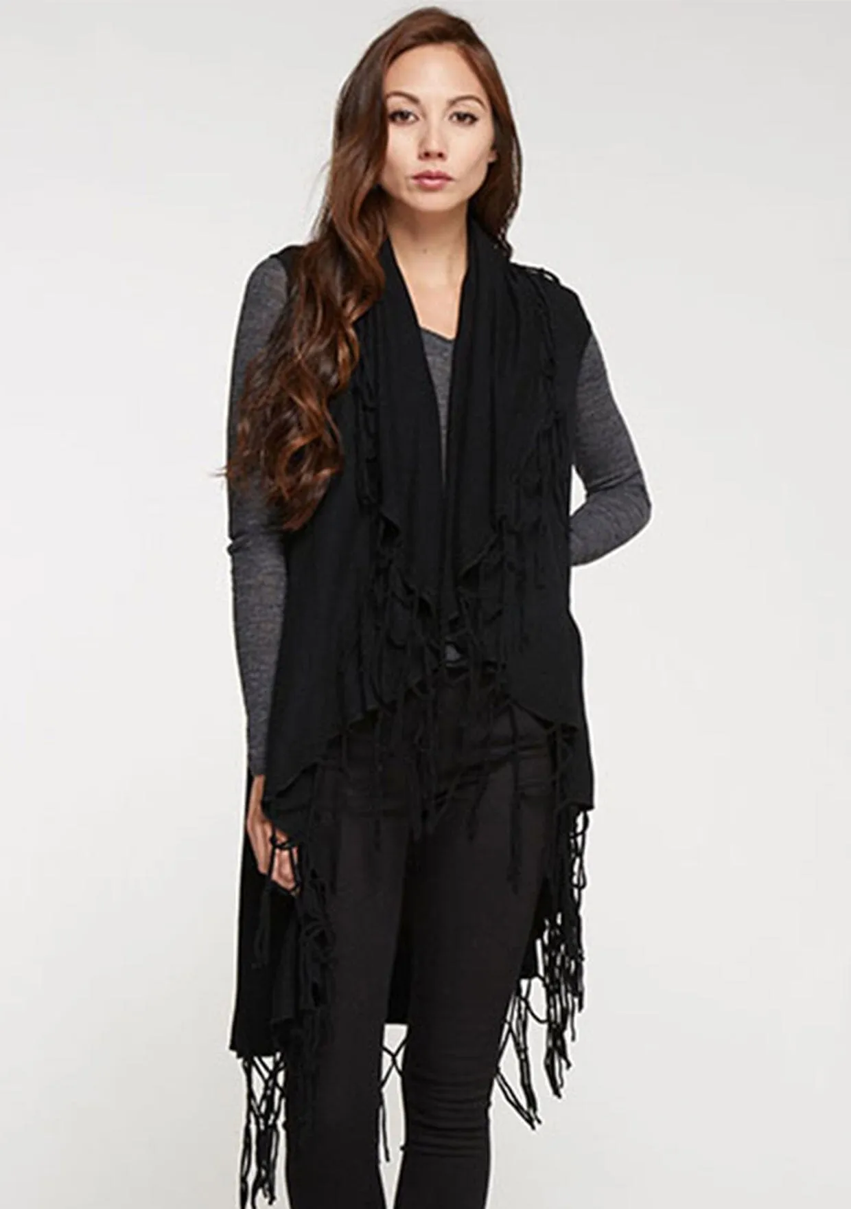 Wyatt Fringed Vest