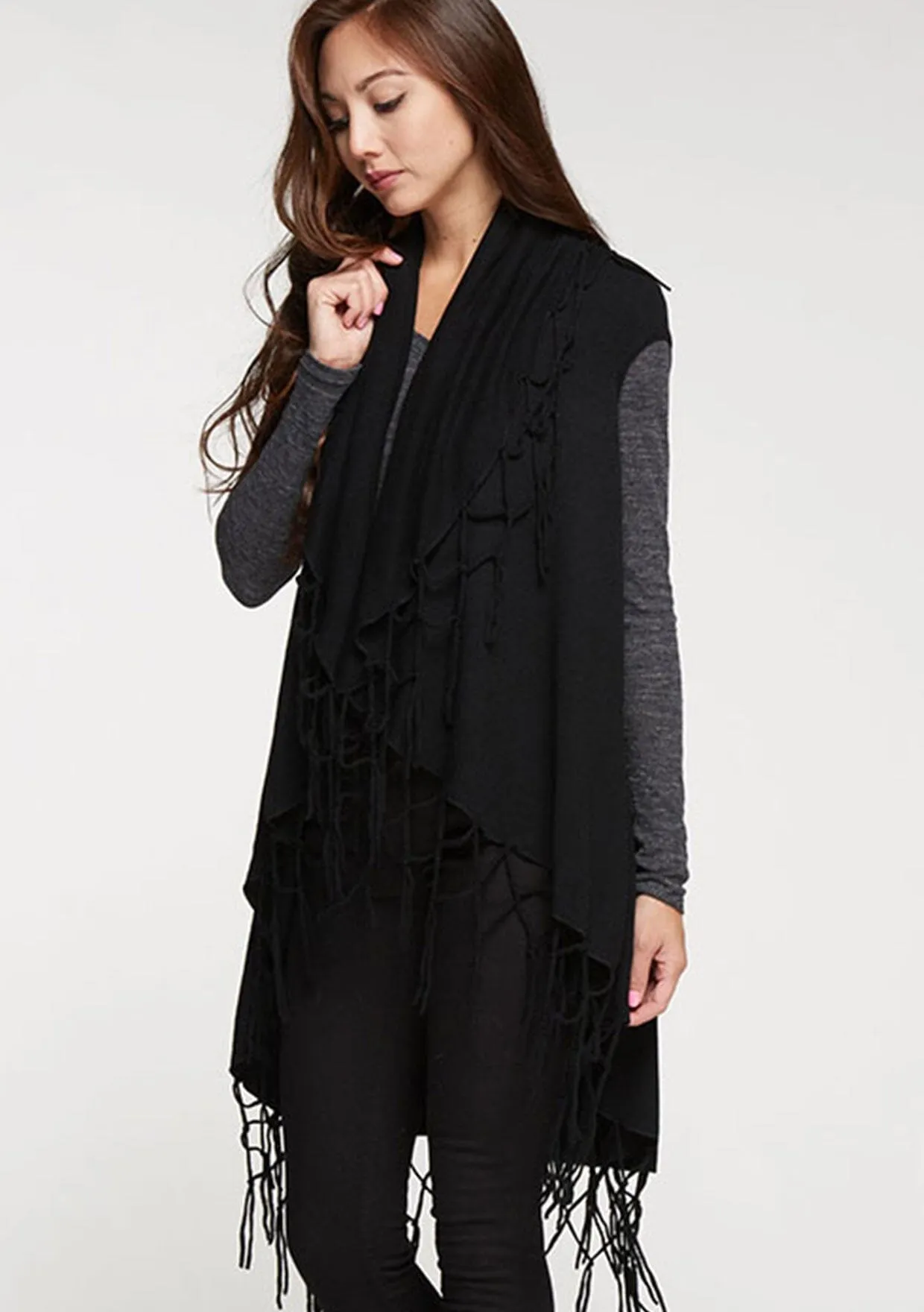 Wyatt Fringed Vest
