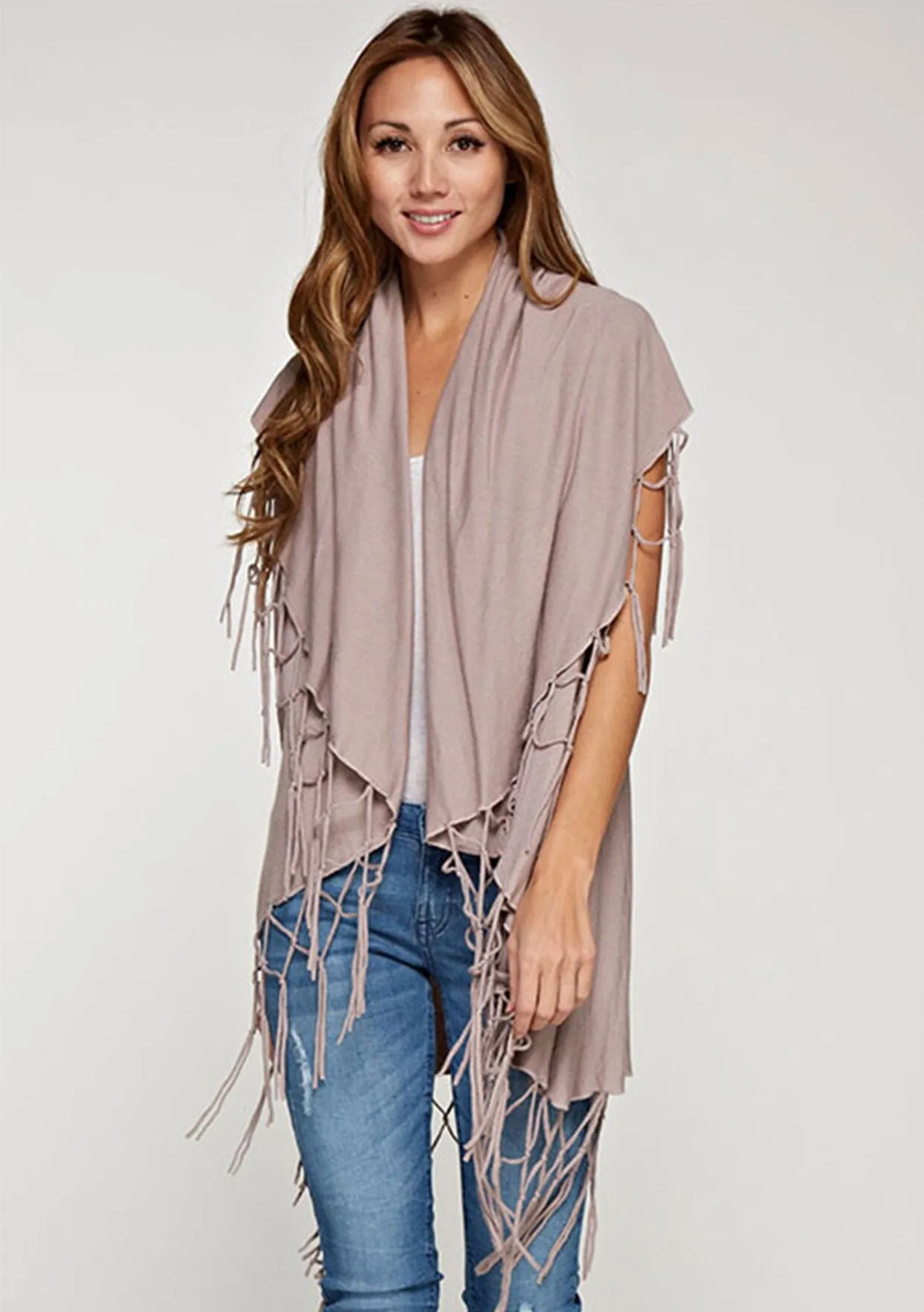 Wyatt Fringed Vest