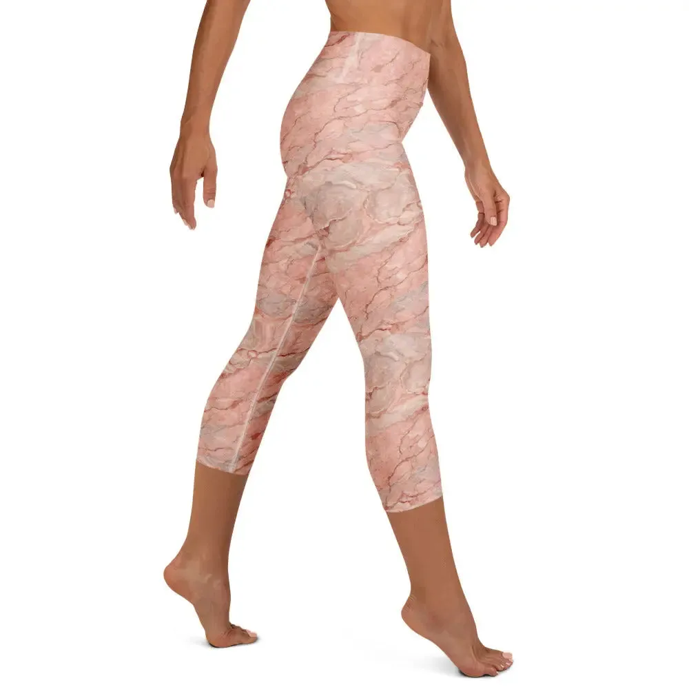 Yoga Capri Leggings Rosa Antica