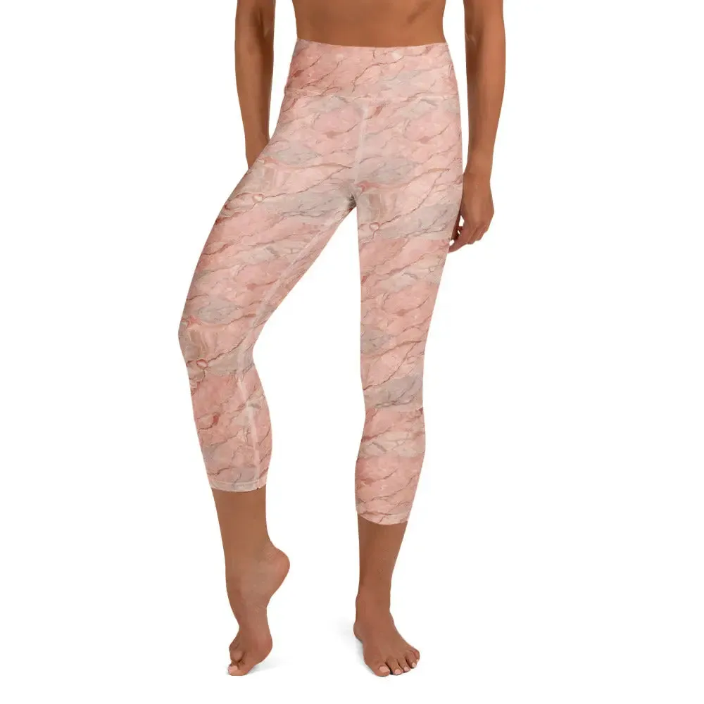 Yoga Capri Leggings Rosa Antica