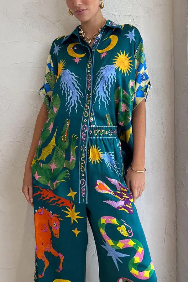 Zara™ - Beachy Chic Oversized Blouse