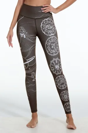 Zodiac Constellation Flow High-Waisted Leggings