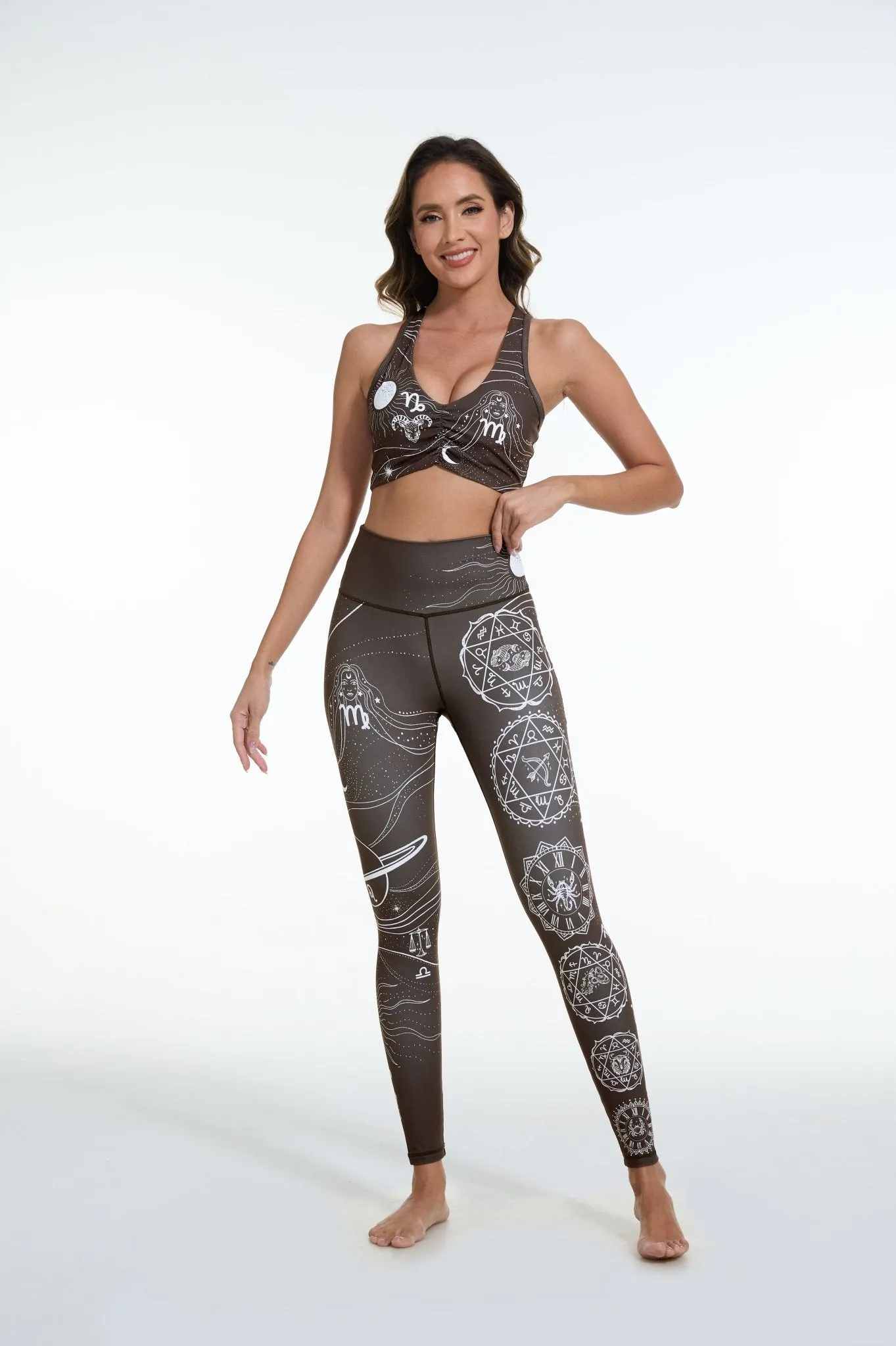 Zodiac Constellation Flow High-Waisted Leggings